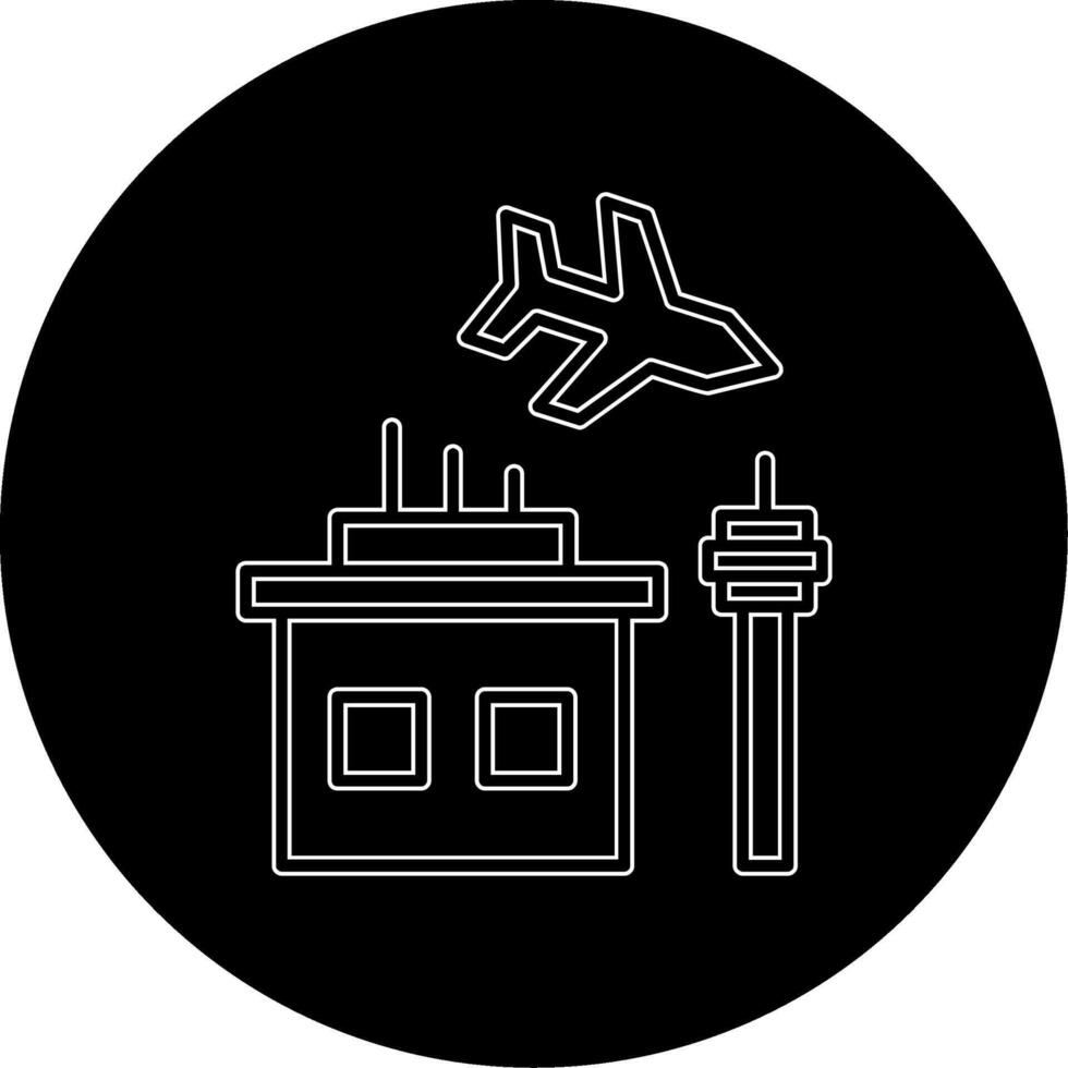 icono de vector de aeropuerto