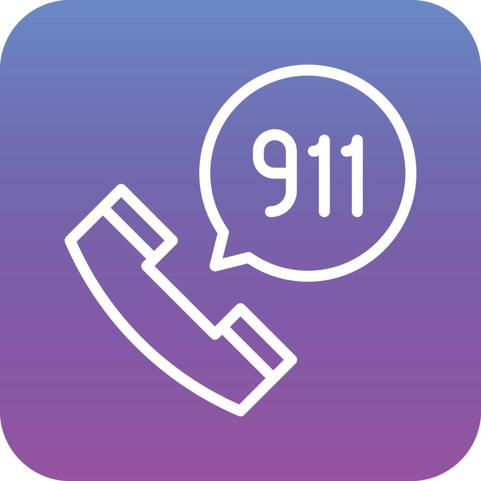 Call 911 Vector Icon