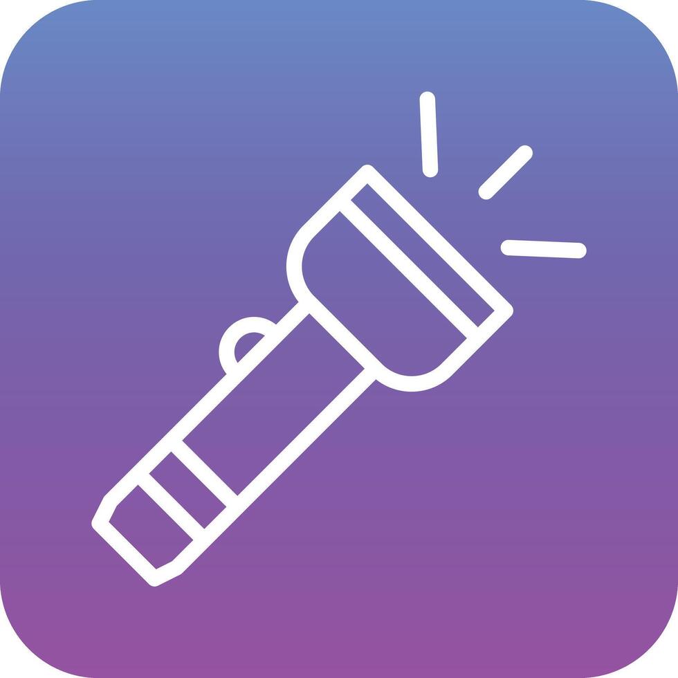 Flashlight Vector Icon