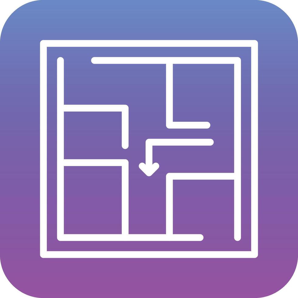 Evacuation Plan Vector Icon