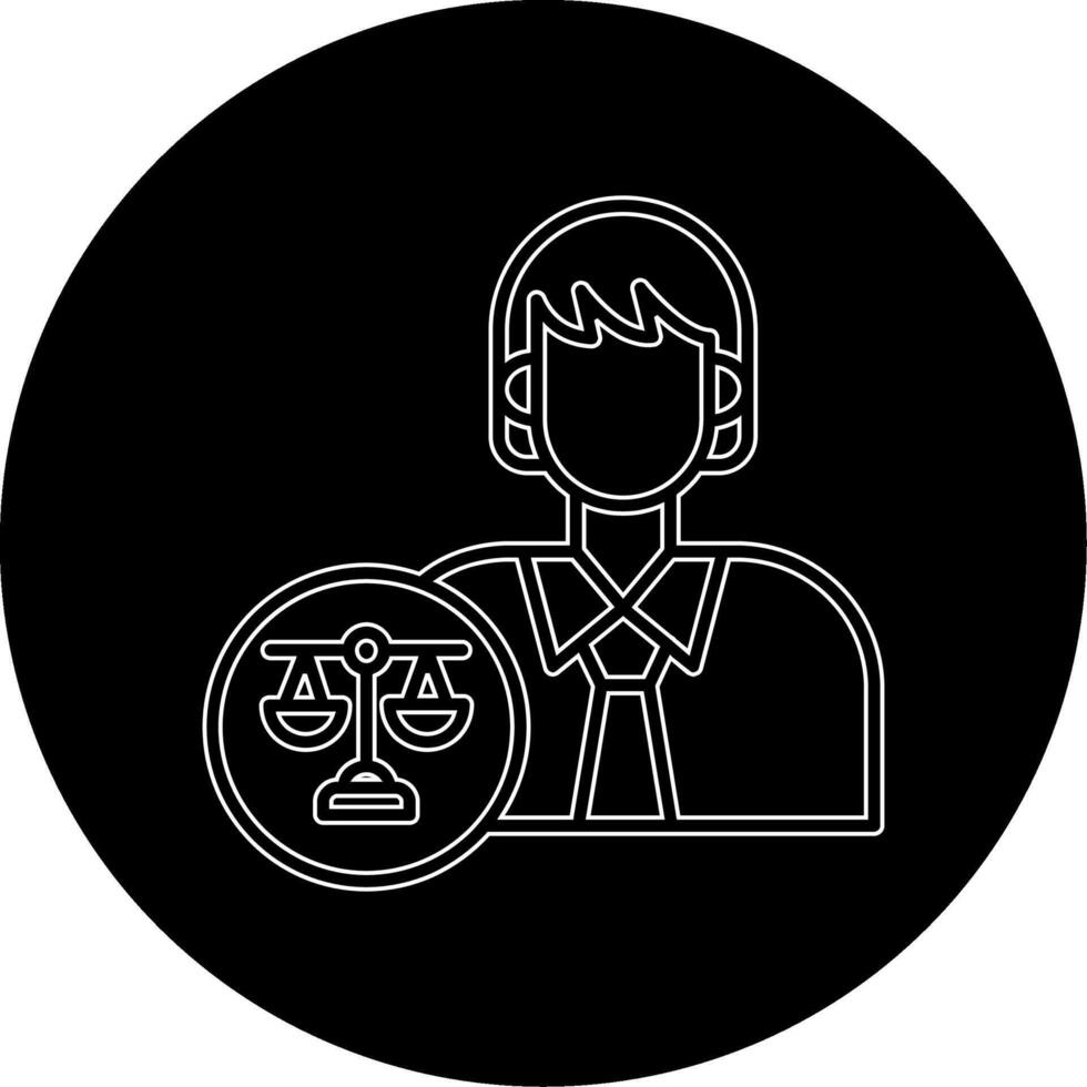 Lawyer Vector Icon