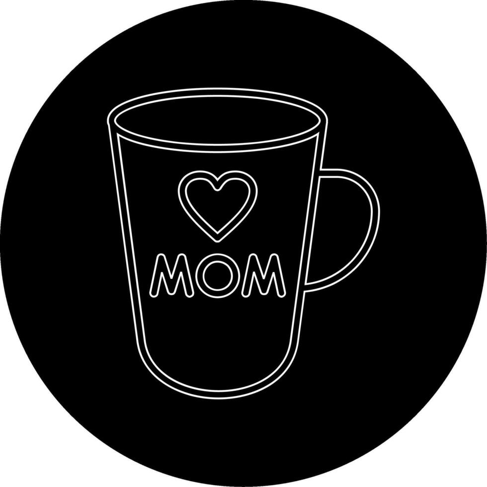 icono de vector de taza