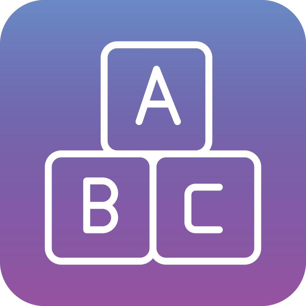 ABC Blocks Vector Icon