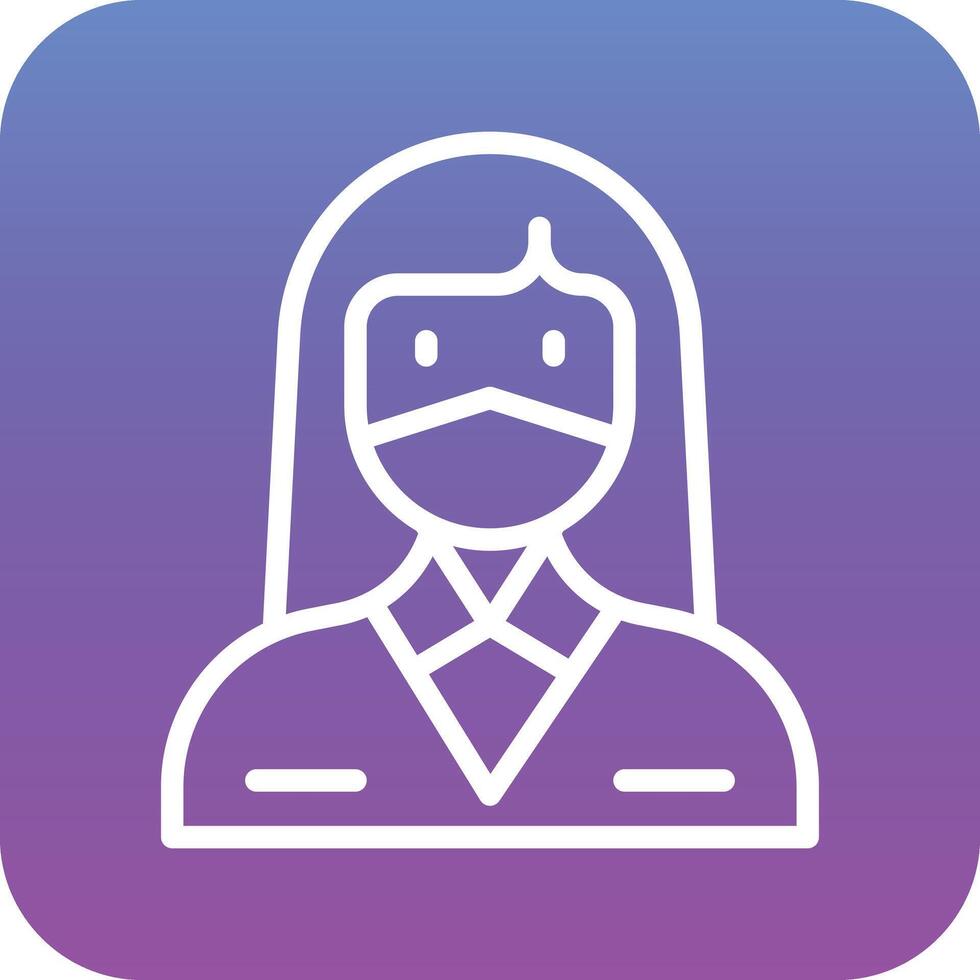 Female Dentist Vector Icon