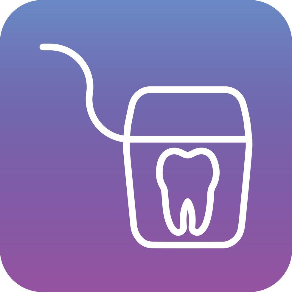 Dental Floss Vector Icon