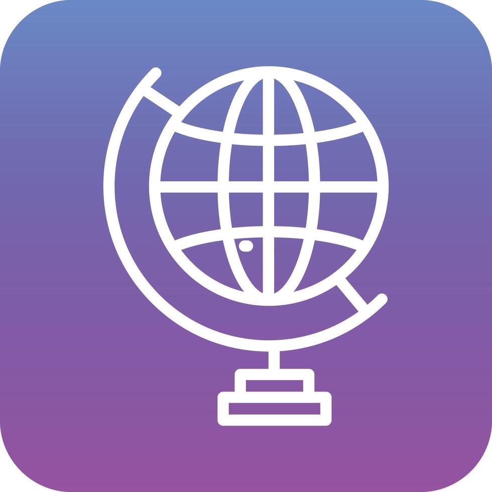 Globe Stand Vector Icon