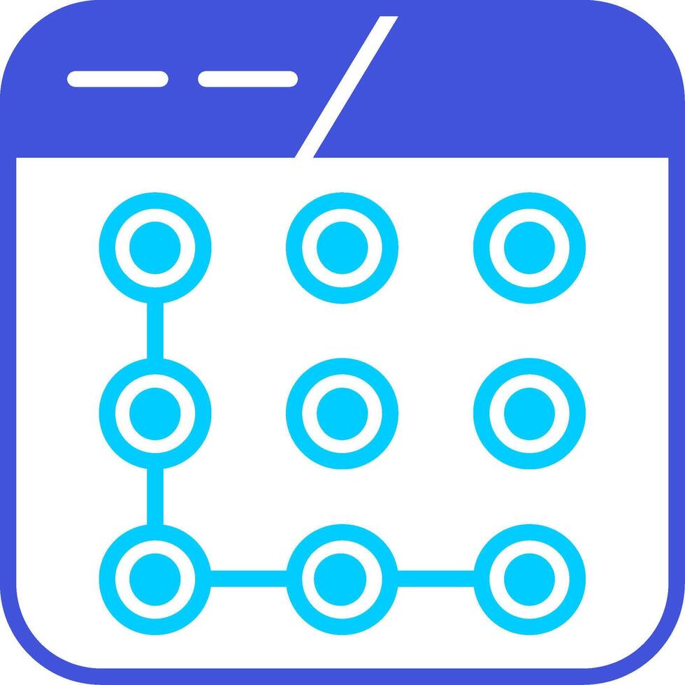 Lock Pattern Vector Icon
