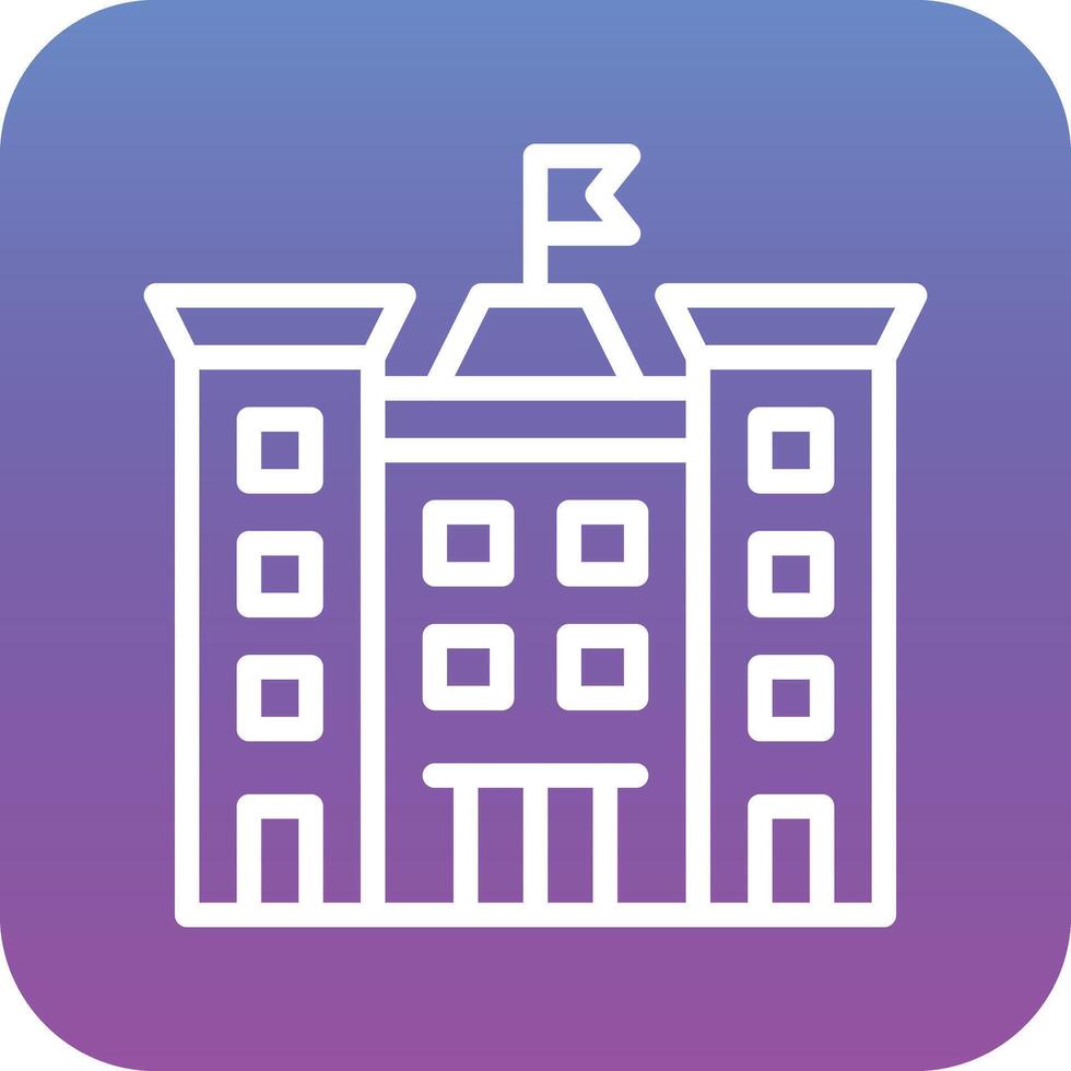 Luxury Hotel Vector Icon