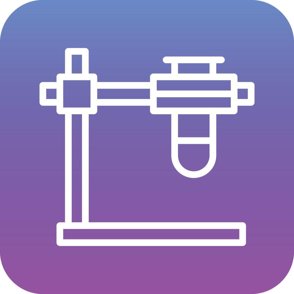 Test Tube Stand Vector Icon