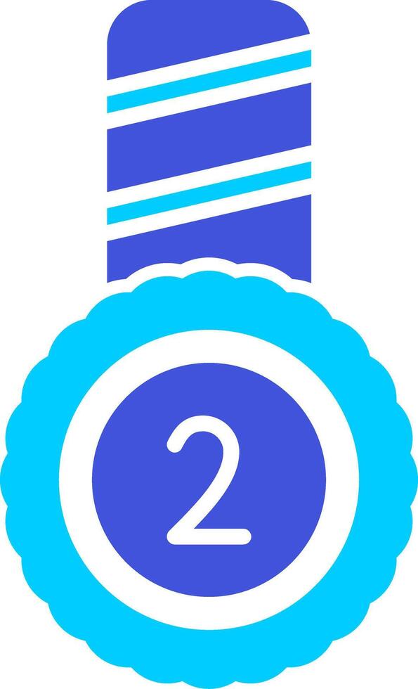Second Place Vector Icon