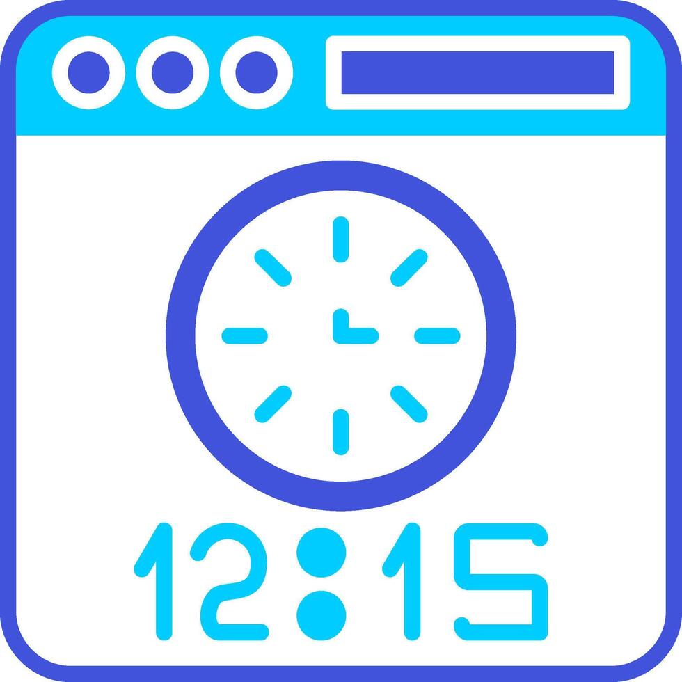 icono de vector de tiempo