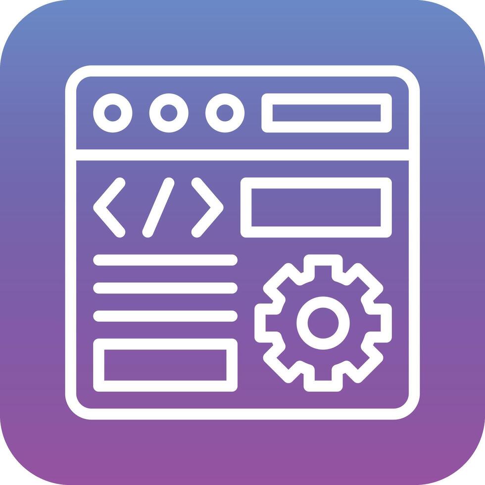 Code Settings Vector Icon