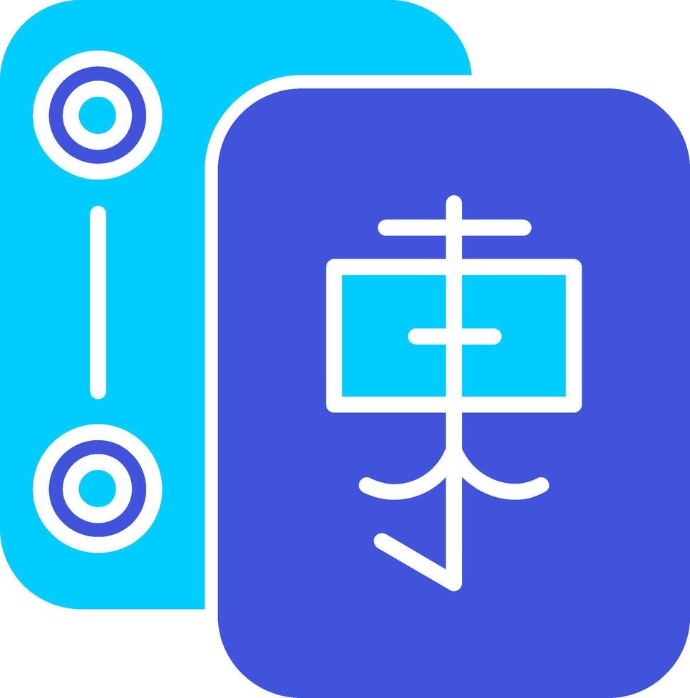 Mahjong Vector Icon