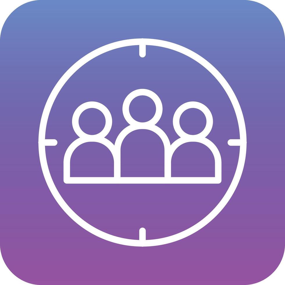 Target Audience Vector Icon
