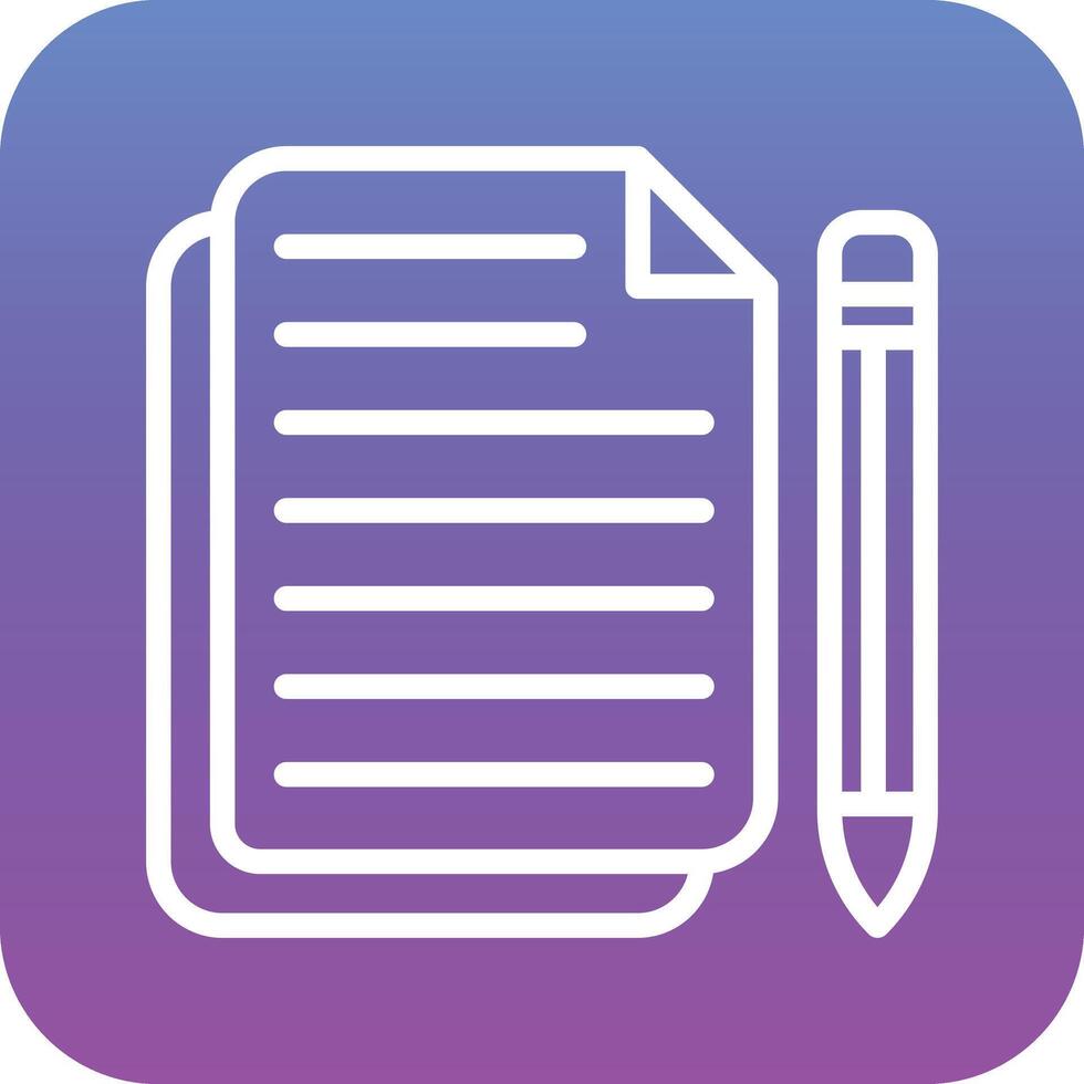 Blogging Vector Icon