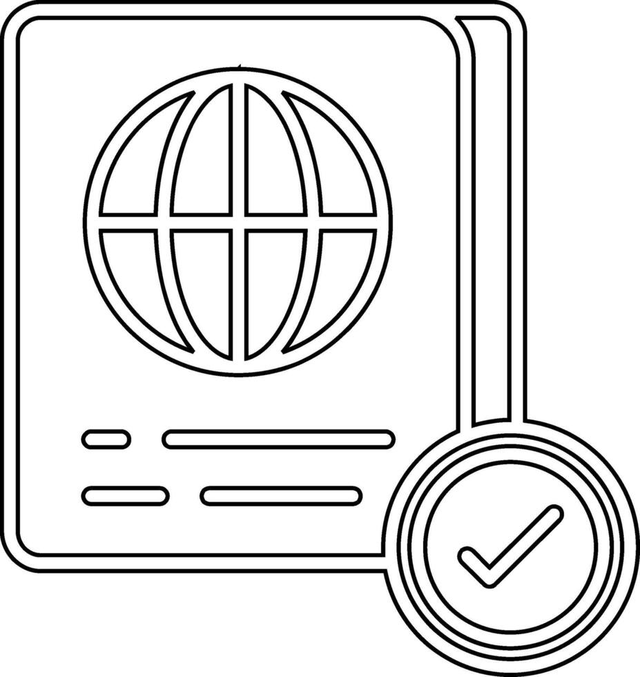 Passport Vector Icon