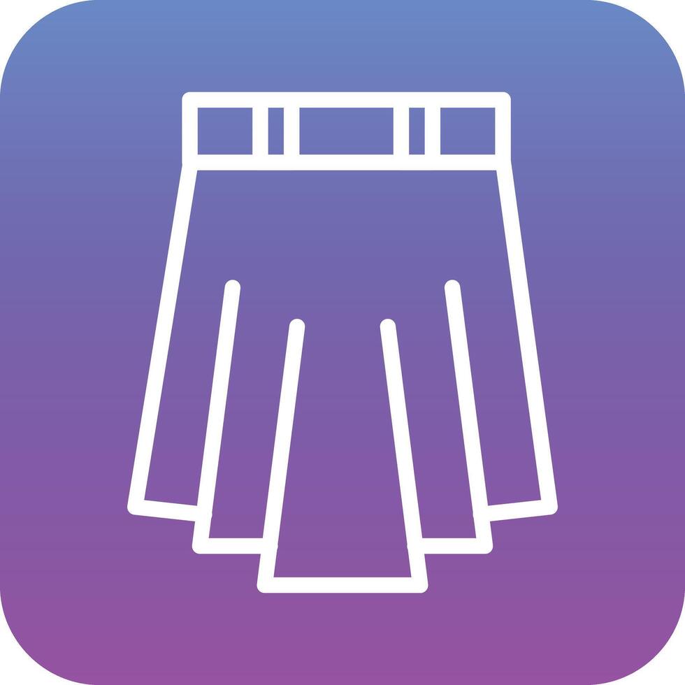 Skirt Vector Icon