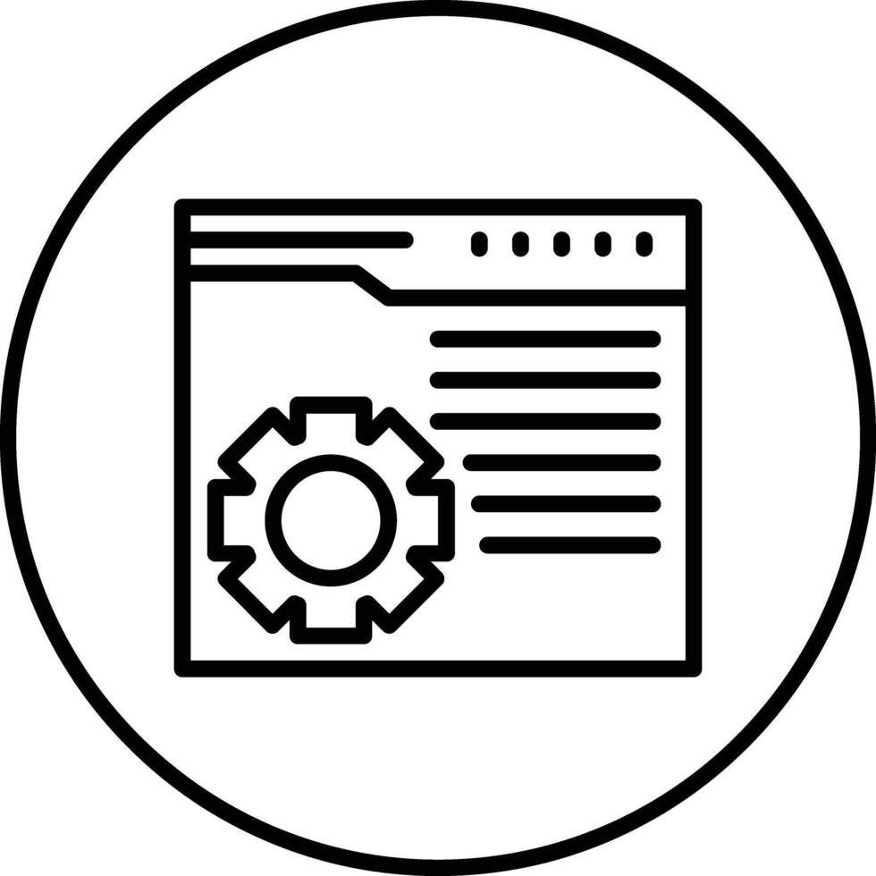Web Maintenance Vector Icon