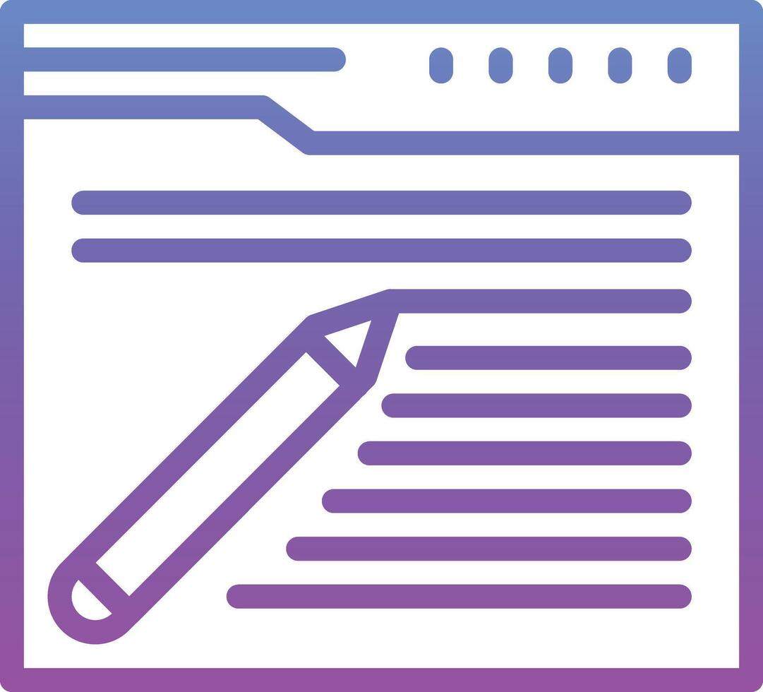 Copywriting Vector Icon