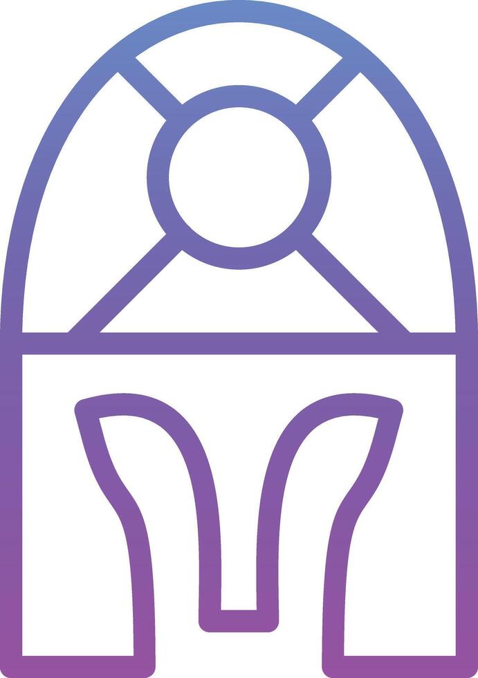 Roman Helmet Vector Icon