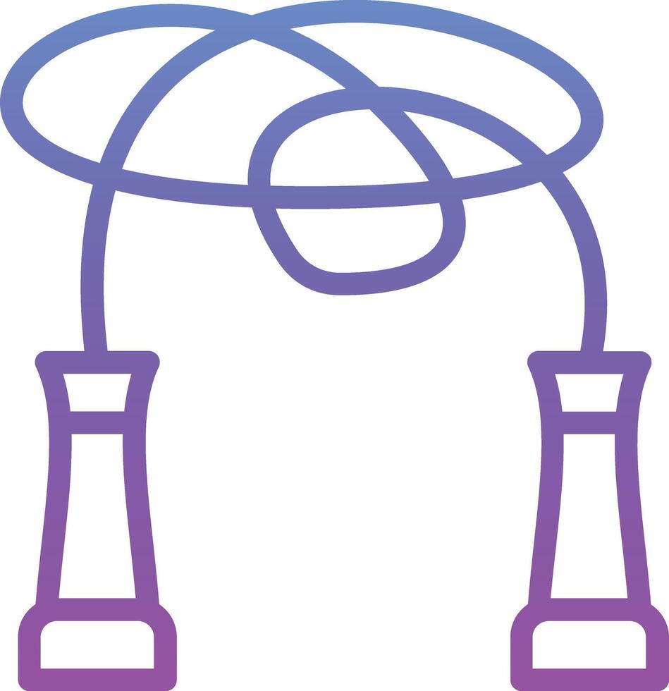 Jumping Rope Vector Icon