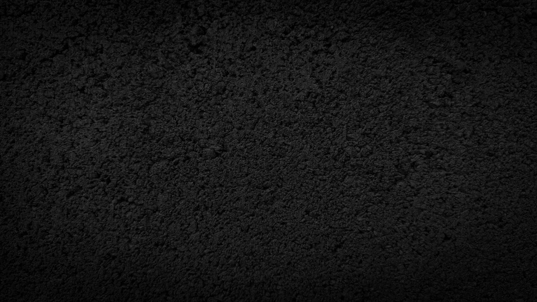 Black wall texture rough background dark concrete floor or old grunge background with black photo