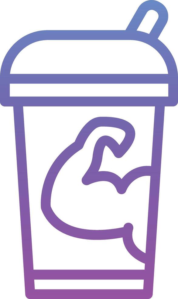 Protein Shake Vector Icon