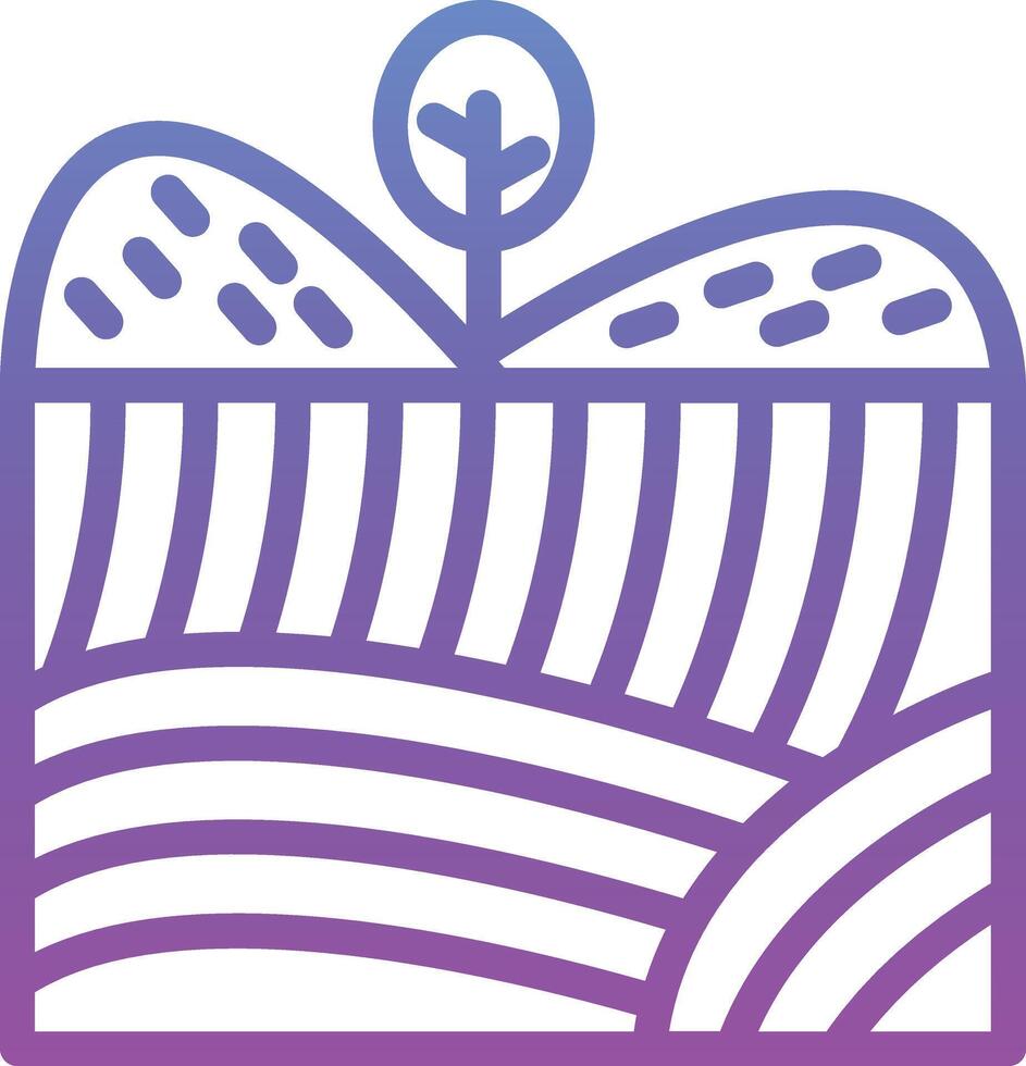 Agriculture Landscape Vector Icon