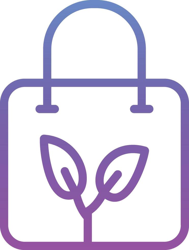 Eco Bag Vector Icon