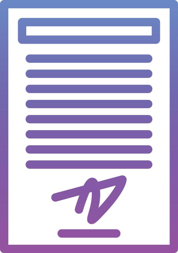Contract Vector Icon