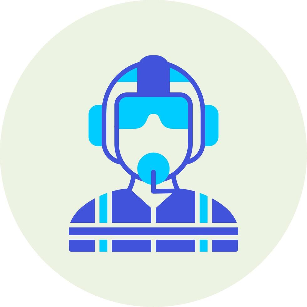 icono de vector piloto