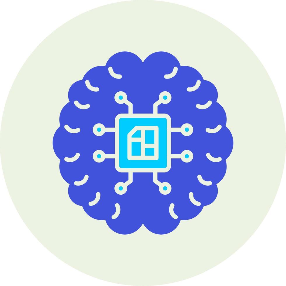 Artificial Intelligence Vector Icon