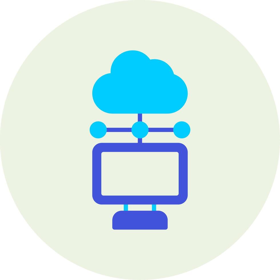 Cloud Computing Vector Icon