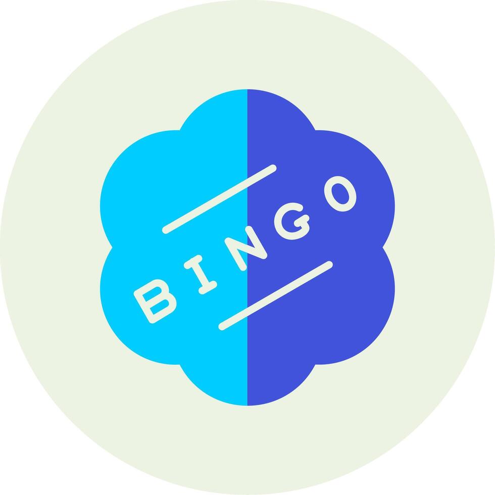 icono de vector de bingo