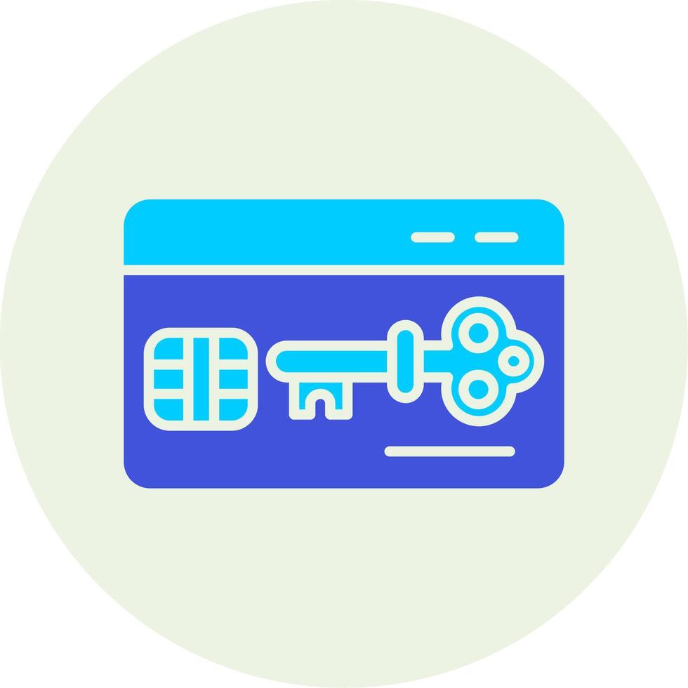 Key Card Vector Icon