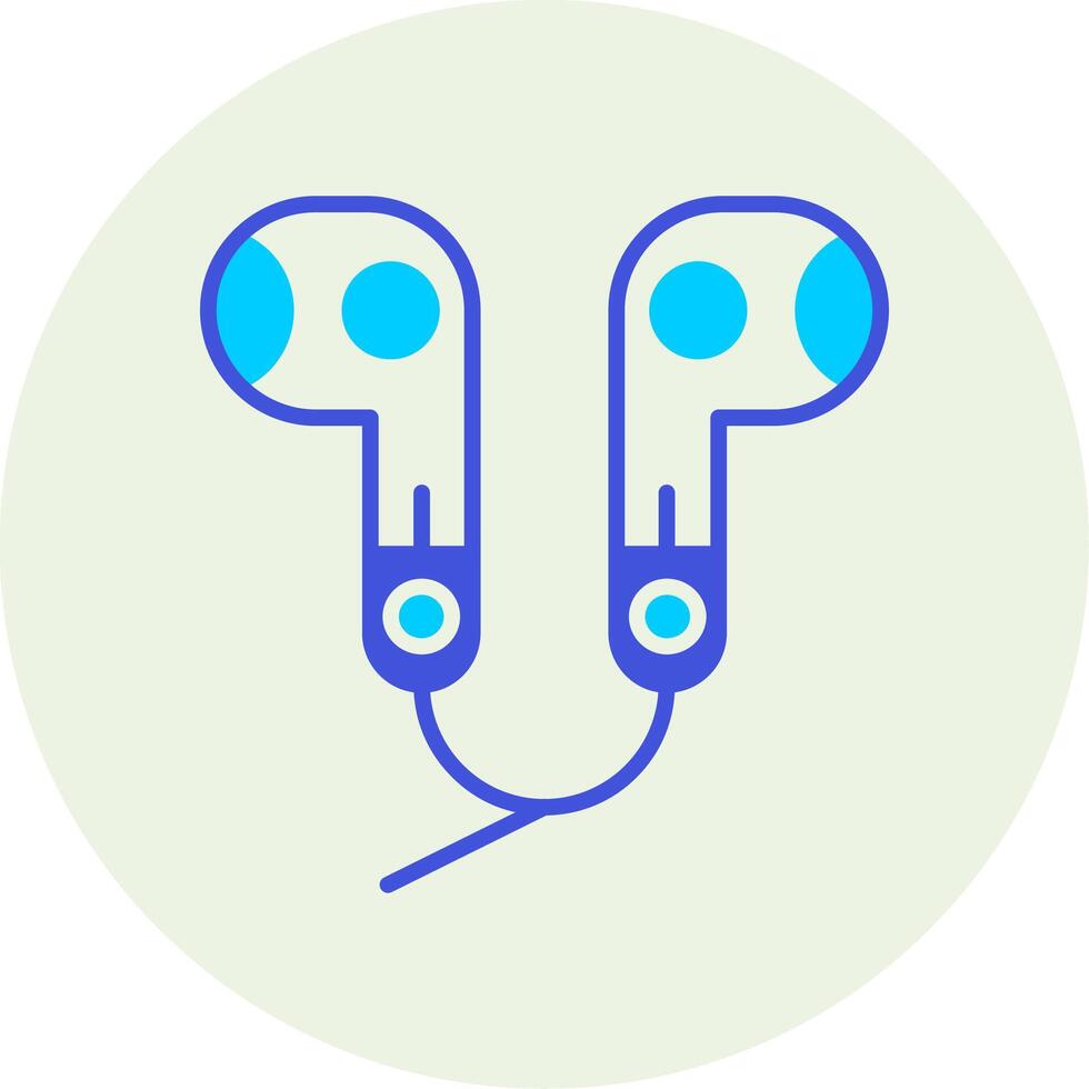 auricular vector icono
