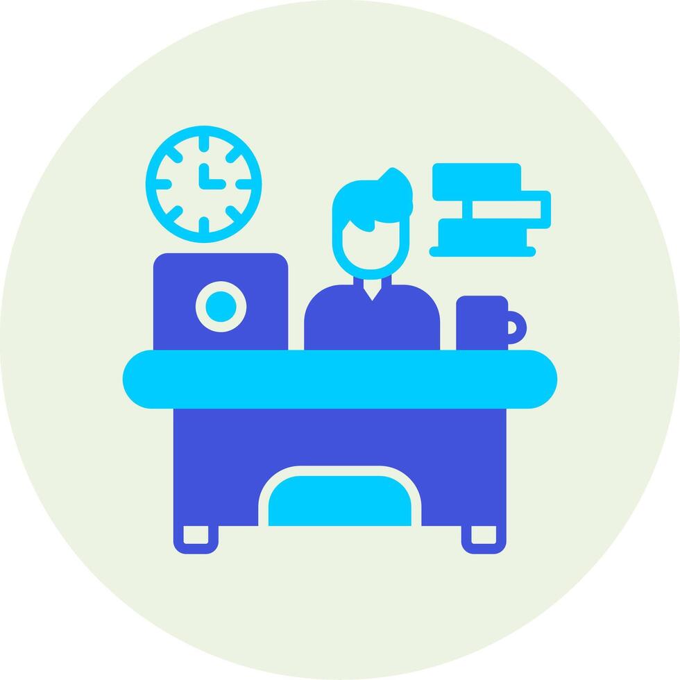 Workaholic Vector Icon
