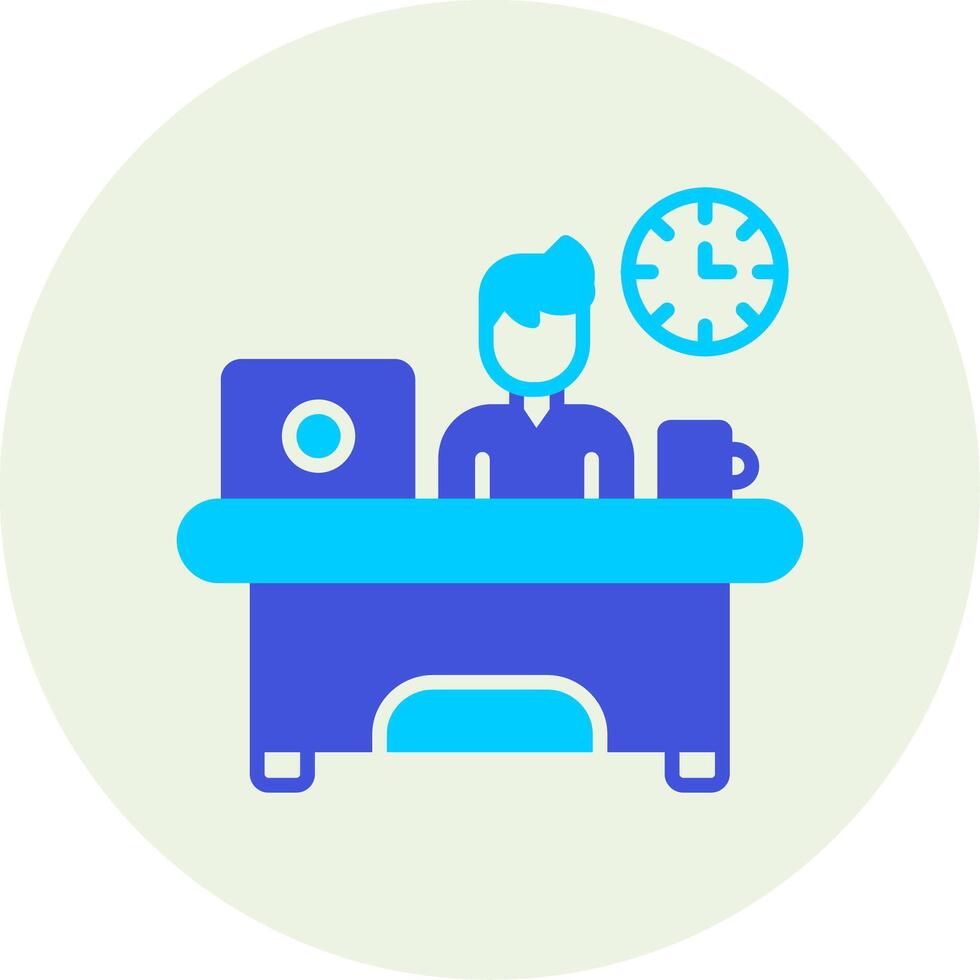 Workaholic Vector Icon