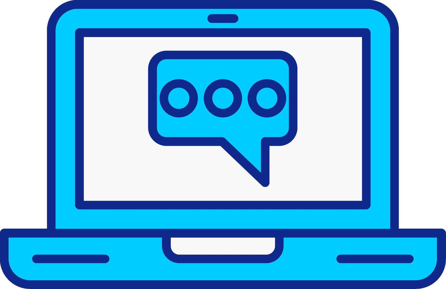 Line filled Blue Icon 37317005 Vector Art at Vecteezy