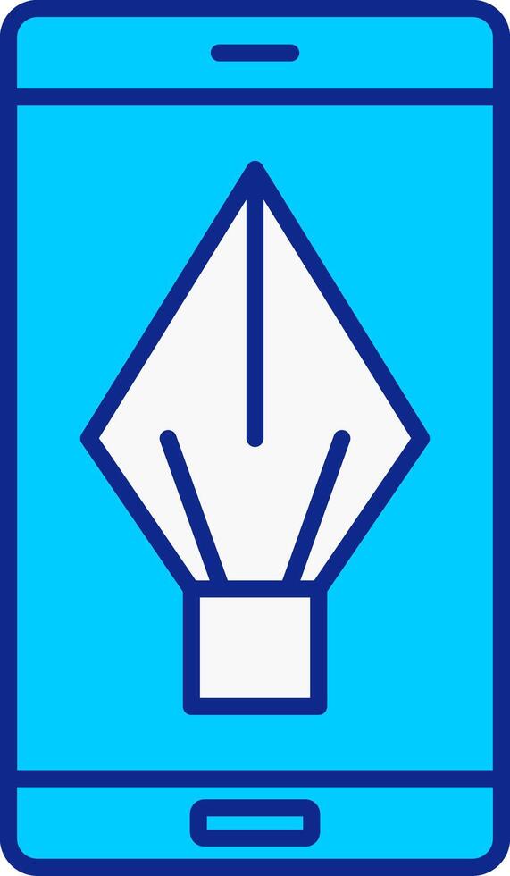 Line filled Blue Icon 37317083 Vector Art at Vecteezy