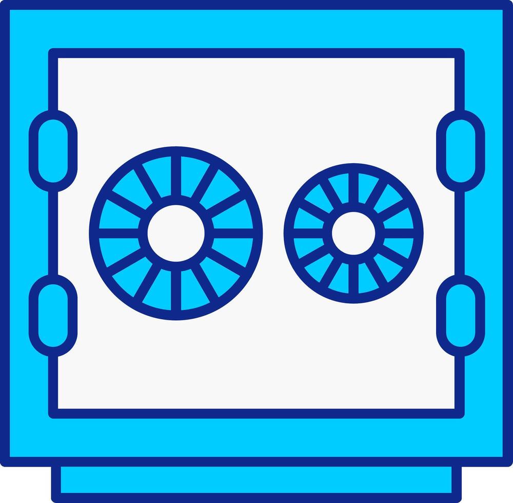 Line filled Blue Icon 37317210 Vector Art at Vecteezy