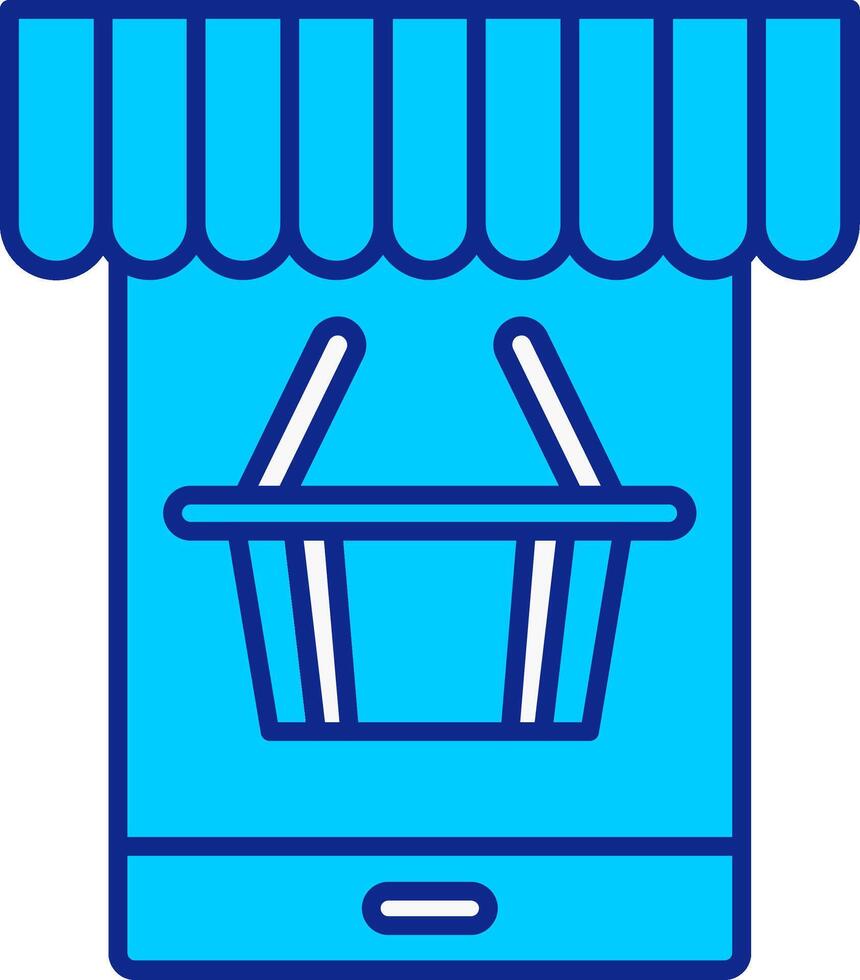 Line filled Blue Icon 37317263 Vector Art at Vecteezy