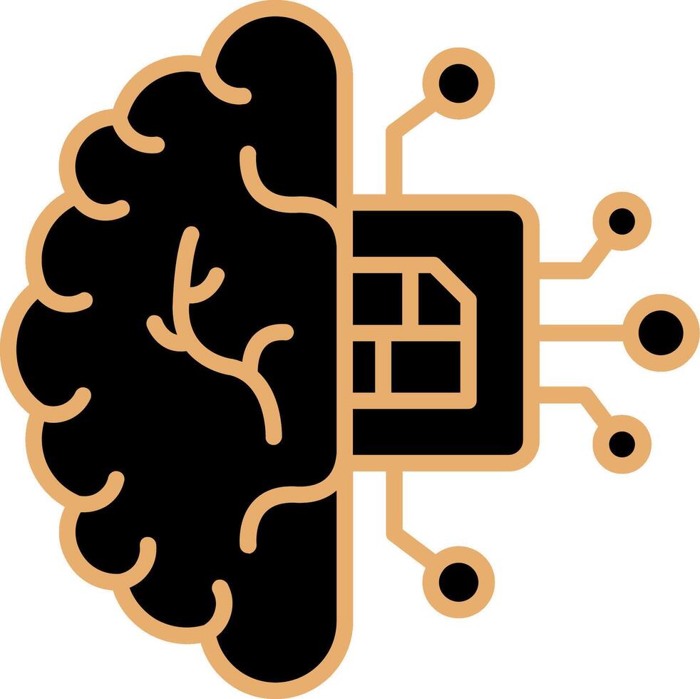 Artificial Intelligence Vector Icon