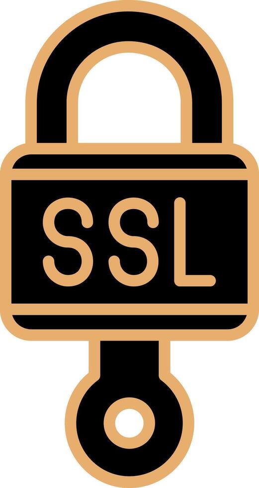 icono de vector de ssl