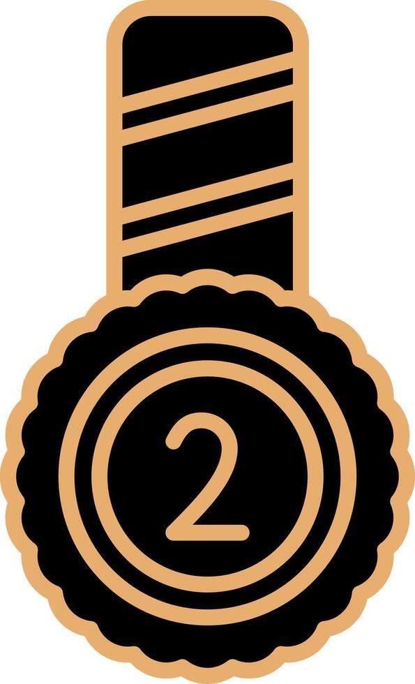 Second Place Vector Icon