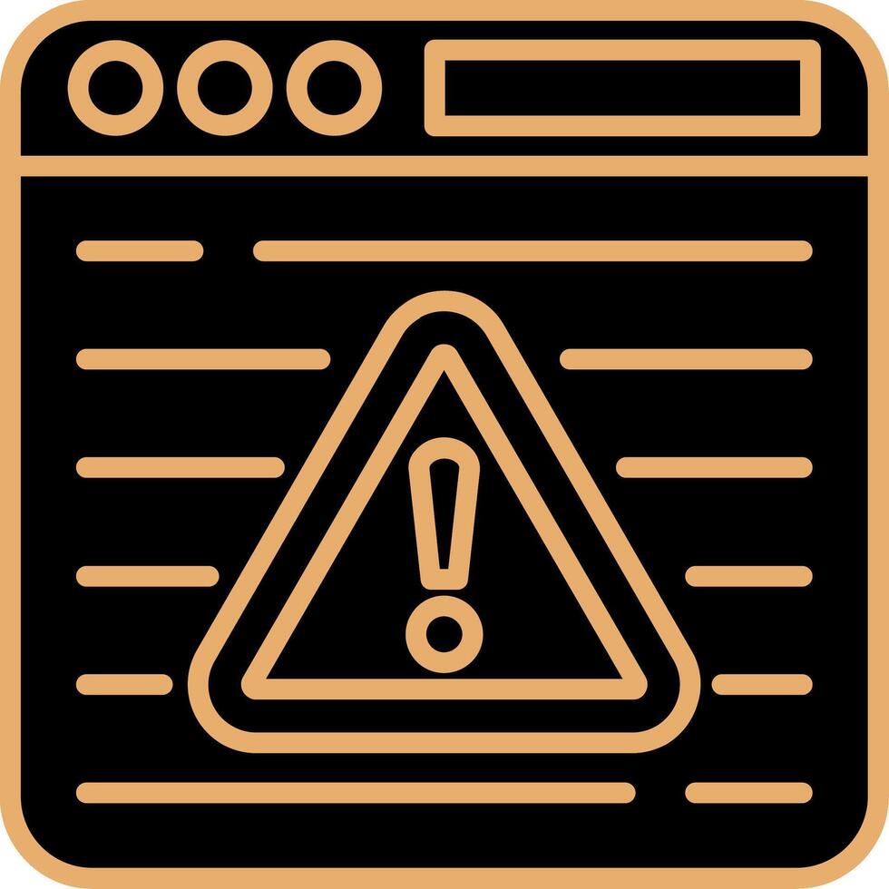 Virus warning Vector Icon