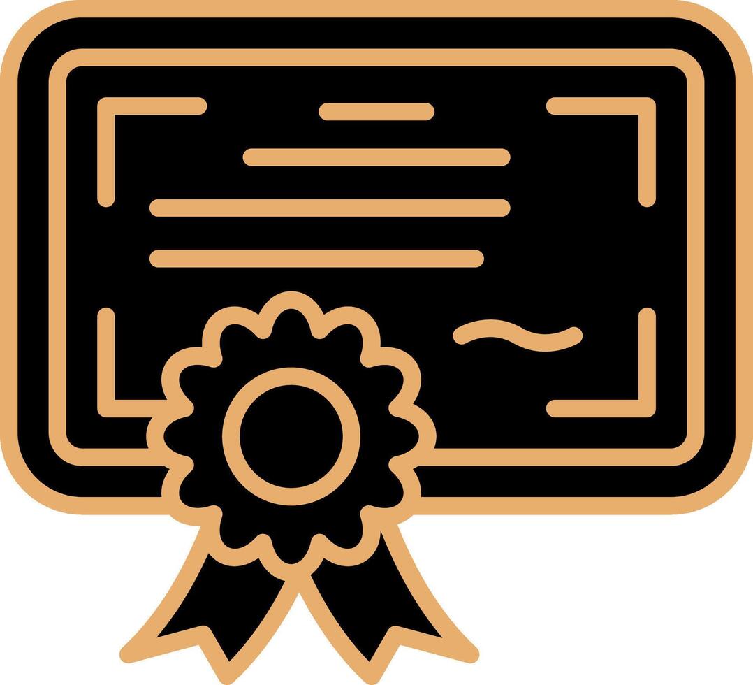 Certificate Vector Icon