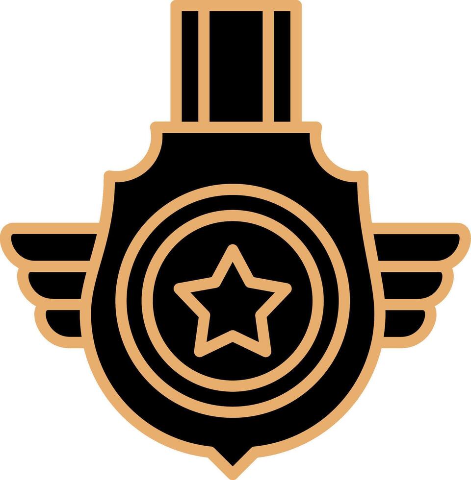 insignias vector icono