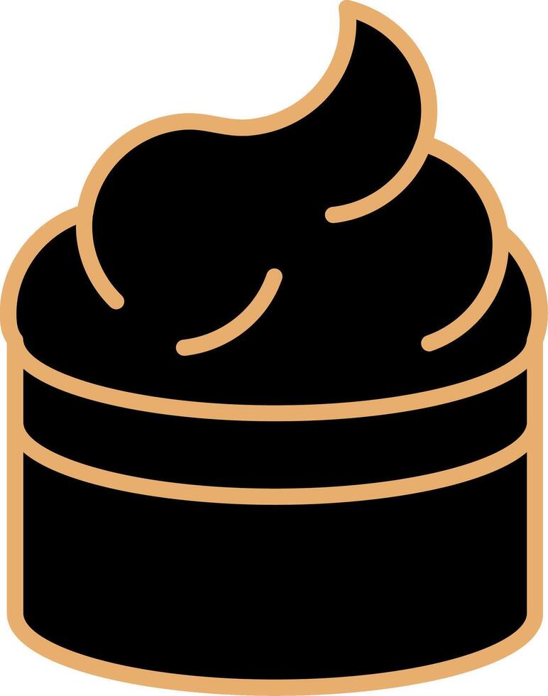 Cream Vector Icon
