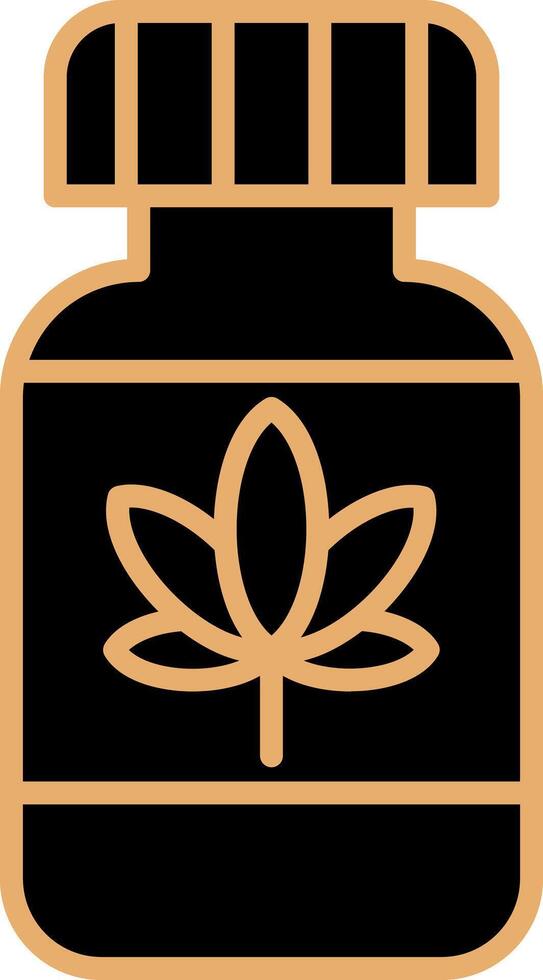 Cannabis oil Vector Icon